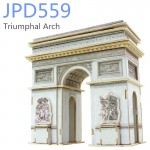 Arcul de Triumf Francez mare- puzzle 3D din lemn Robotime